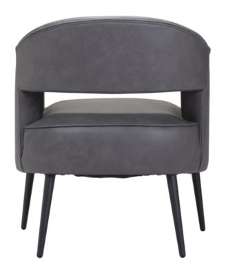 30" Steel, Polyester Berkeley Boho Chic Accent Chair