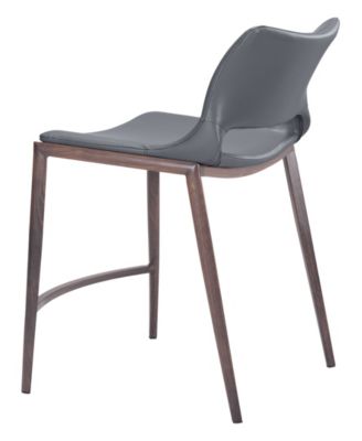 37" Stainless Steel, Polyurethane Ace Counter Chair