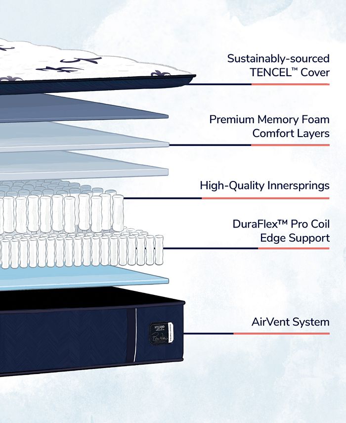 Stearns & Foster Studio Medium Euro Pillowtop 14.5" Mattress