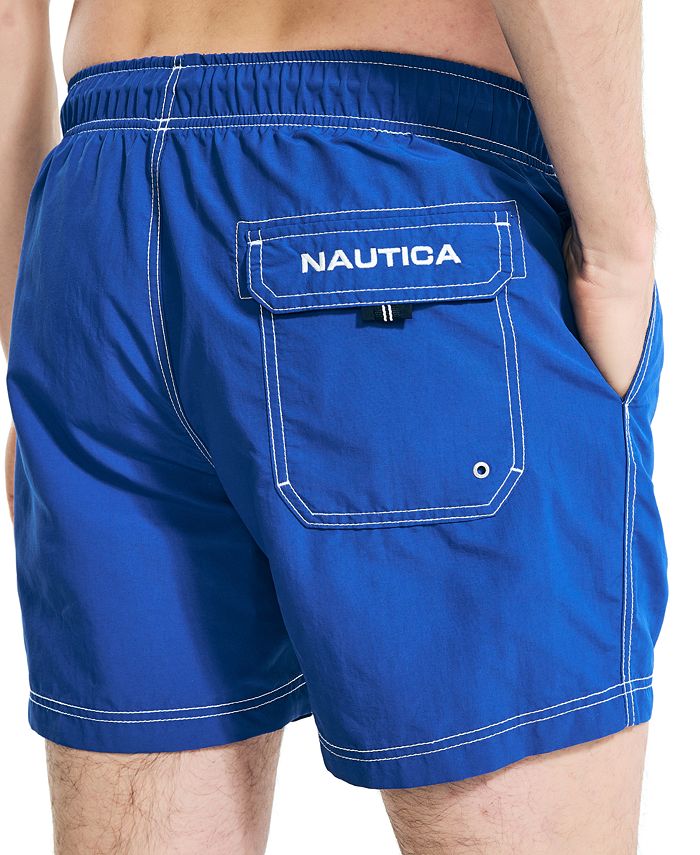 Nautica Men's Quick Dry Nylon 5" Swim Trunks Macy's