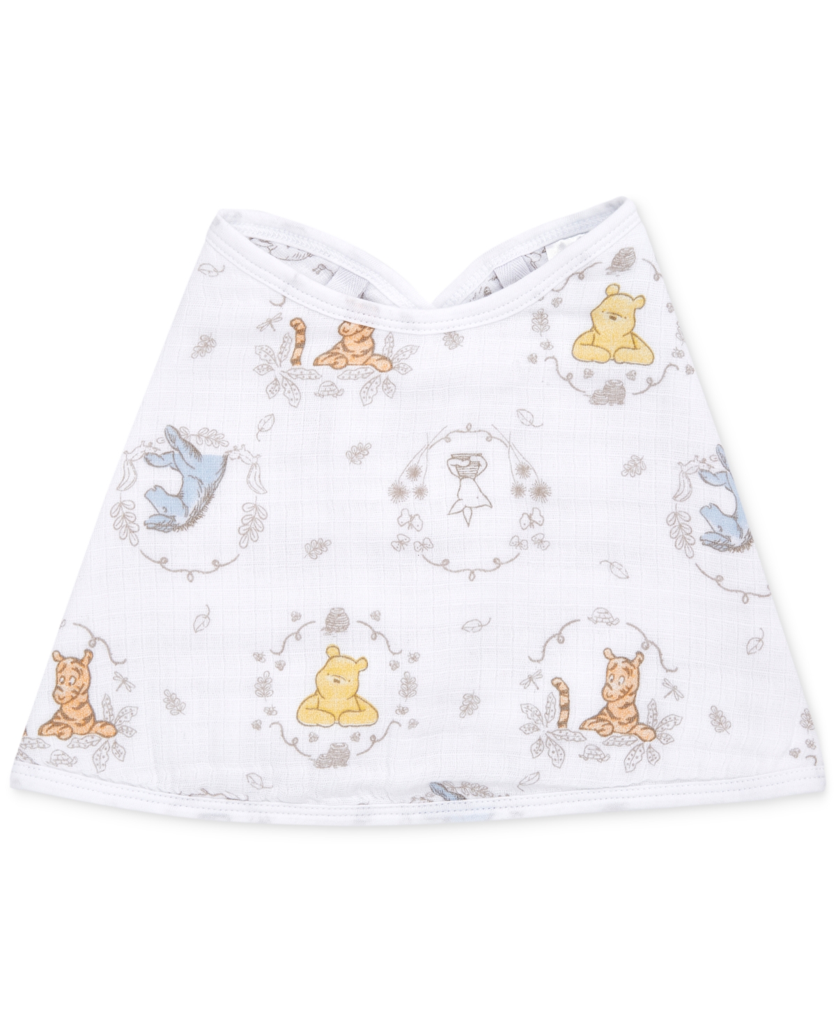Aden By Aden + Anais Baby Disney Winnie The Pooh Essential Burpy Bib In Multi