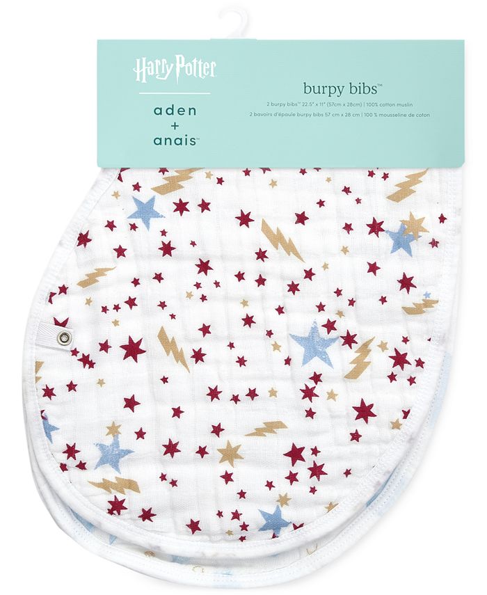 aden by aden + anais Baby Boys or Baby Girls Harry Potter Bibs, Pack of