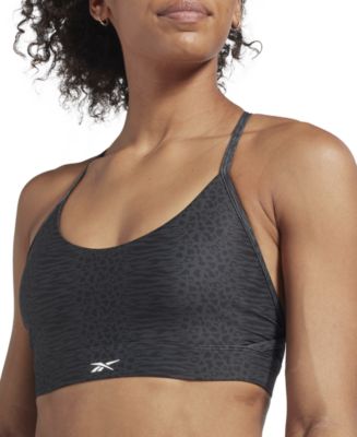 Reebok Women's Lux Strappy All Over Print Mid Sports Bra, Sportchek em  2023