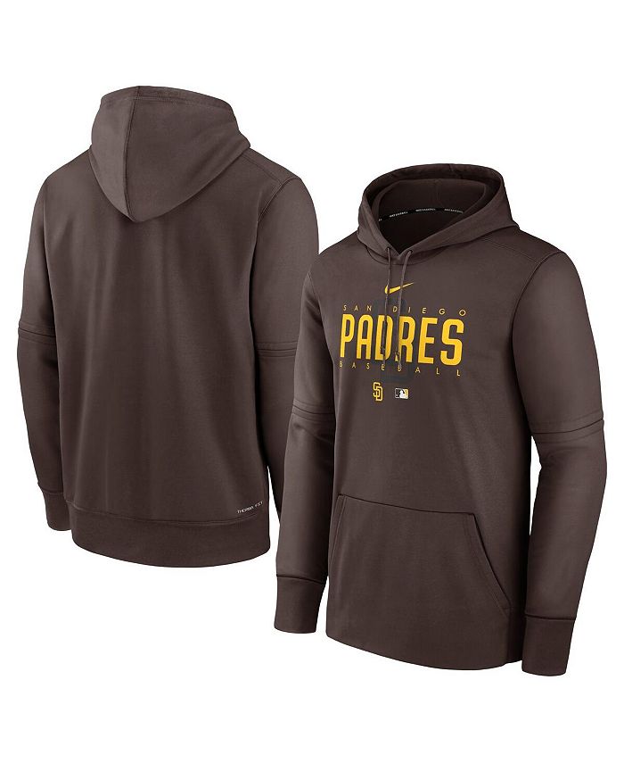 Lids San Diego Padres Mitchell & Ness City Collection Pullover Hoodie -  Brown