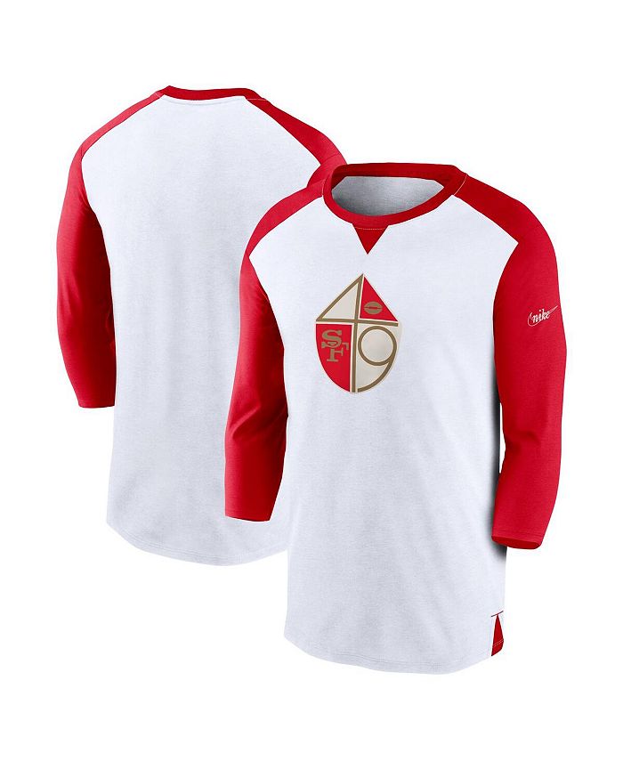 Nike Men's Heather Scarlet San Francisco 49ers Slub Fashion Long