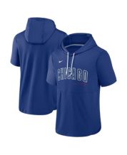 Men's Nike Navy Milwaukee Brewers Springer Short Sleeve Team Pullover Hoodie