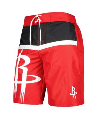 Men's Red Houston Rockets Sea Wind Swim Trunks