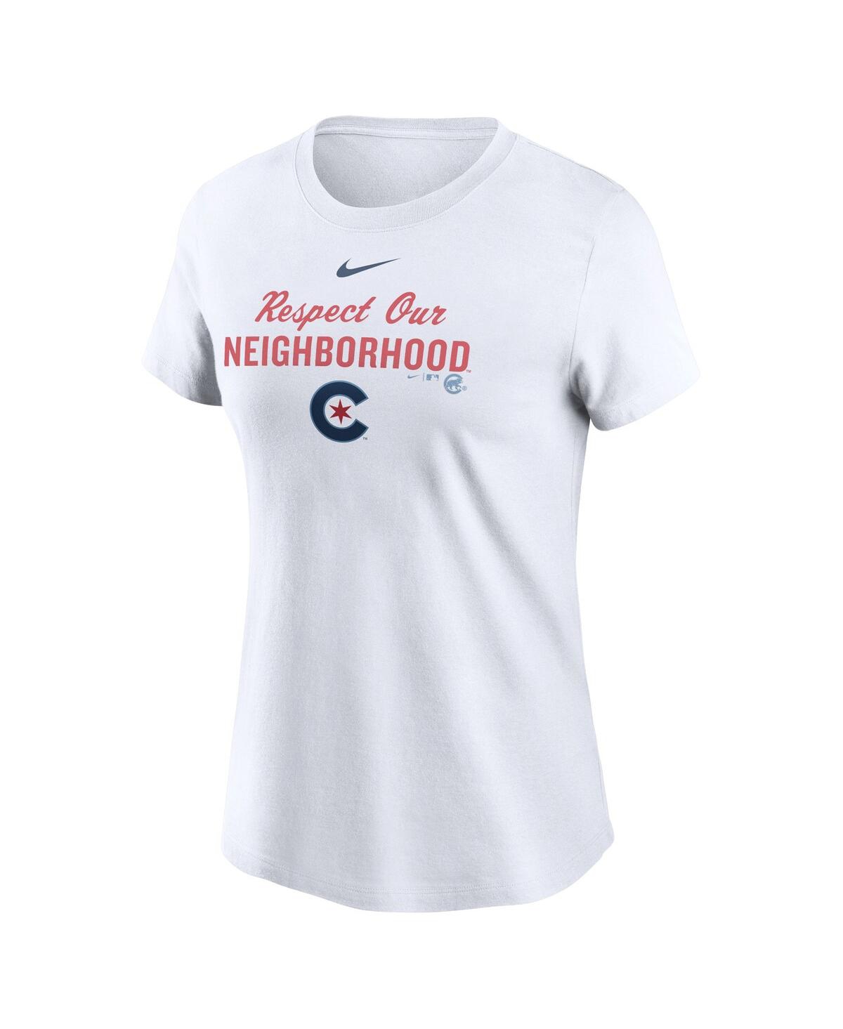Nike Women's  White Chicago Cubs City Connect T-shirt In White