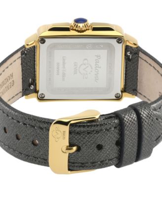 Gevril GV2 Pavoda Leather Strap Watch, 30mm GV2 by Gevril Women main image 4