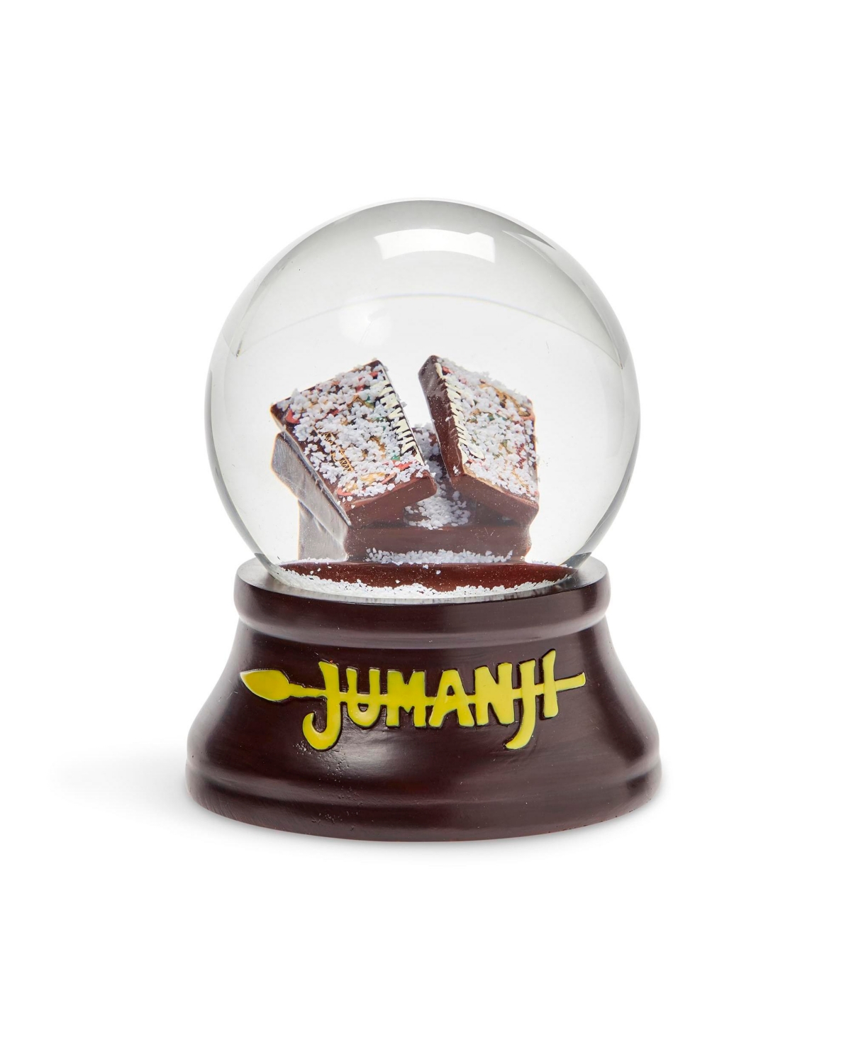 Surreal Entertainment Jumanji Classic Board Game Collectible Snow Globe Gift | Features The Classic Adventure Board Game Snow Globe On A Wooden Base |