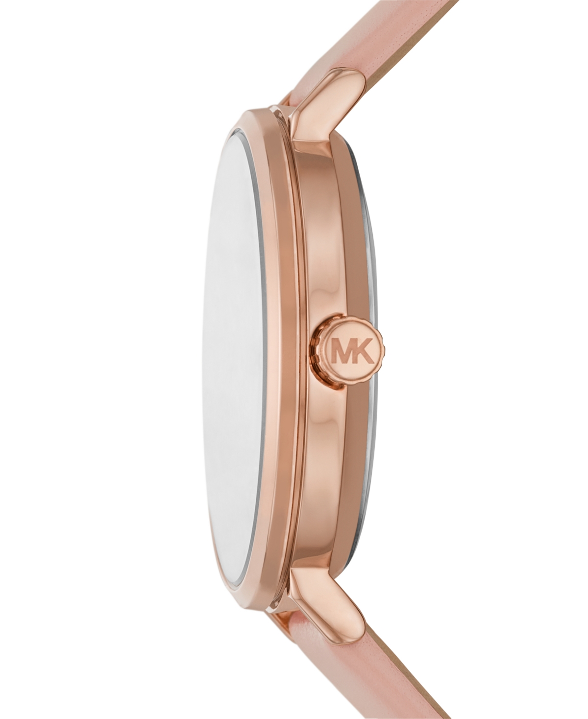 Shop Michael Kors Women's Addyson Quartz Three-hand Blush Leather Watch 40mm
