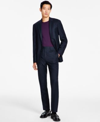 Calvin Klein Men's Slim-Fit Wool-Blend Stretch Suit Separates