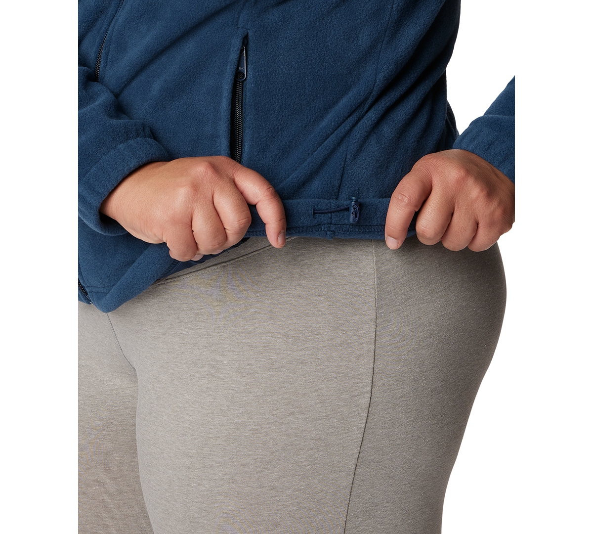 Columbia Plus Size Benton Springs Fleece Jacket In Blue
