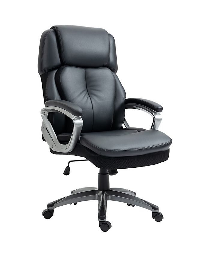 Vinsetto High Back Home Office Chair with Adjustable Height and Wheels