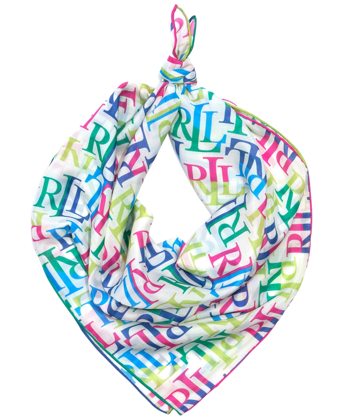RALPH LAUREN WOMEN'S LILLY TROPICAL LOGO SQUARE