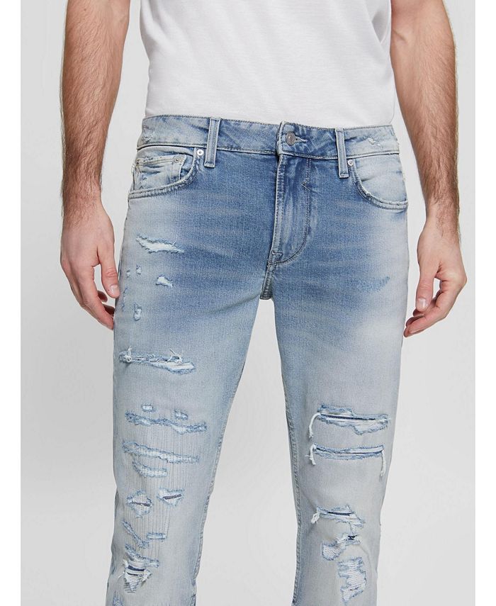 GUESS Men's Slim Tapered Jeans & Reviews Jeans Men Macy's