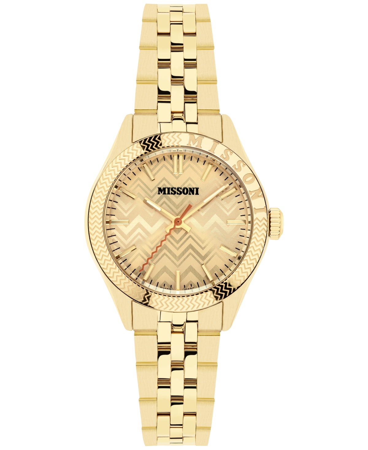 Missoni Women's Classic Goldtone Stainless Steel Bracelet Watch/34mm In Ip Yellow Gold