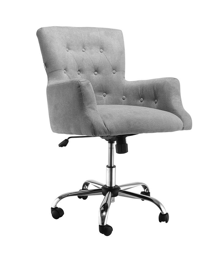 Swivel Computer Chair Mid Back Office Desk Chair for Home, Light