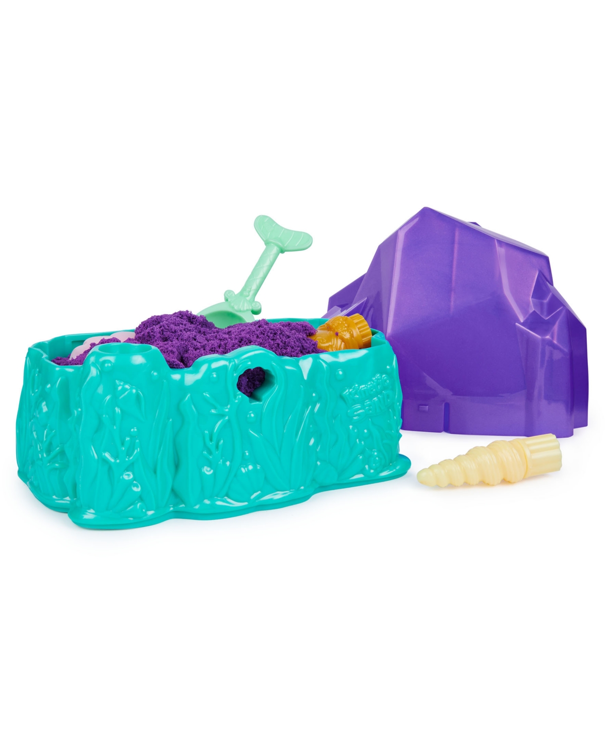 Mermaid Crystal Playset, Gold Shimmer Sand, Storage and Tools - Multi-color