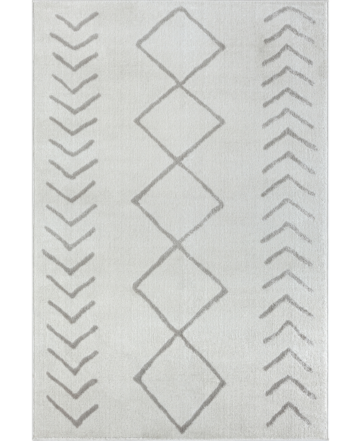 Lr Home Carl CALGR82280 7'9in x 9'9in Area Rug - Cream