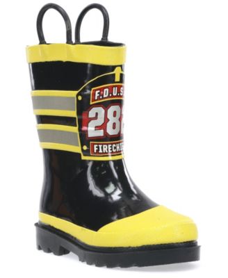 Kids|Toddler Boy's F.D.U.S.A. Firechief Rain Boot