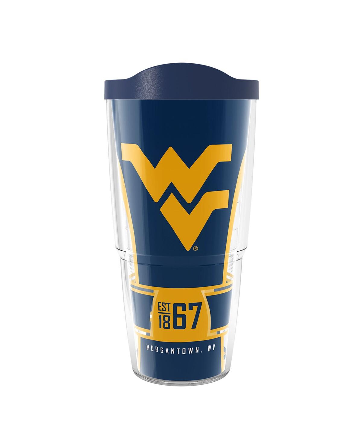 Tervis Tumbler West Virginia Mountaineers 24 oz Spirit Classic Tumbler In Blue,yellow