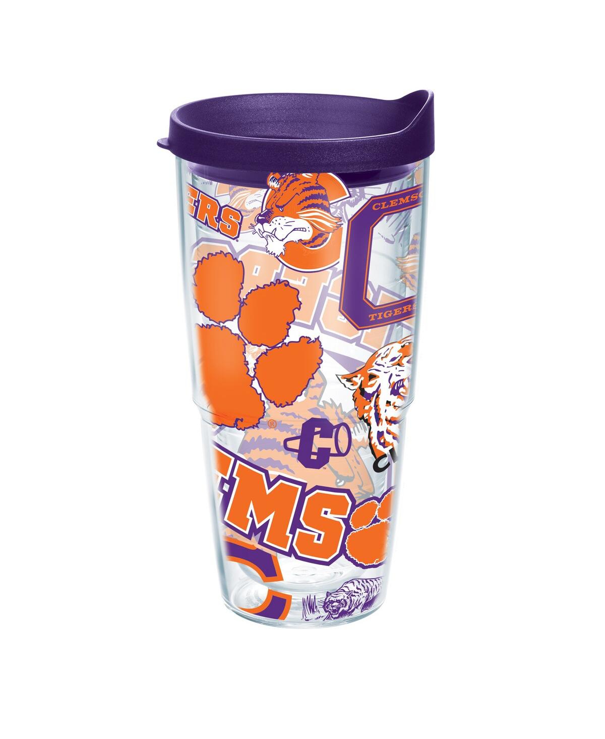 Tervis Tumbler Clemson Tigers 24 oz All Over Classic Tumbler In Multi