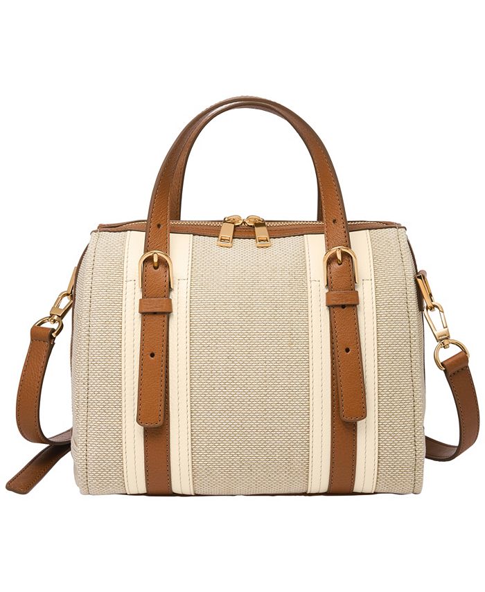 Fossil Carlie Small Satchel Bag - Macy's