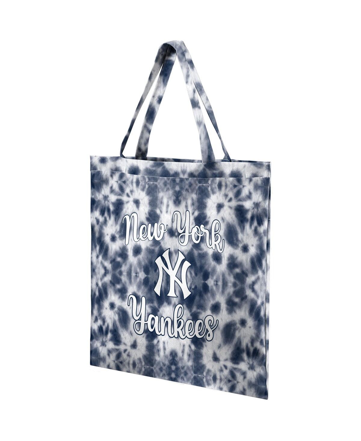 Foco Women's  New York Yankees Script Wordmark Tote Bag In Navy