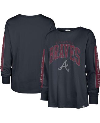 Atlanta Braves Womens T shirt L 47 Brand graphic