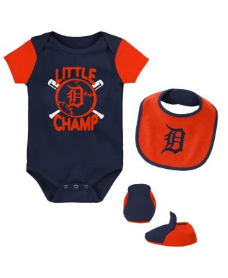 Detroit Tigers Infant Pink 3-Piece Onesie Set