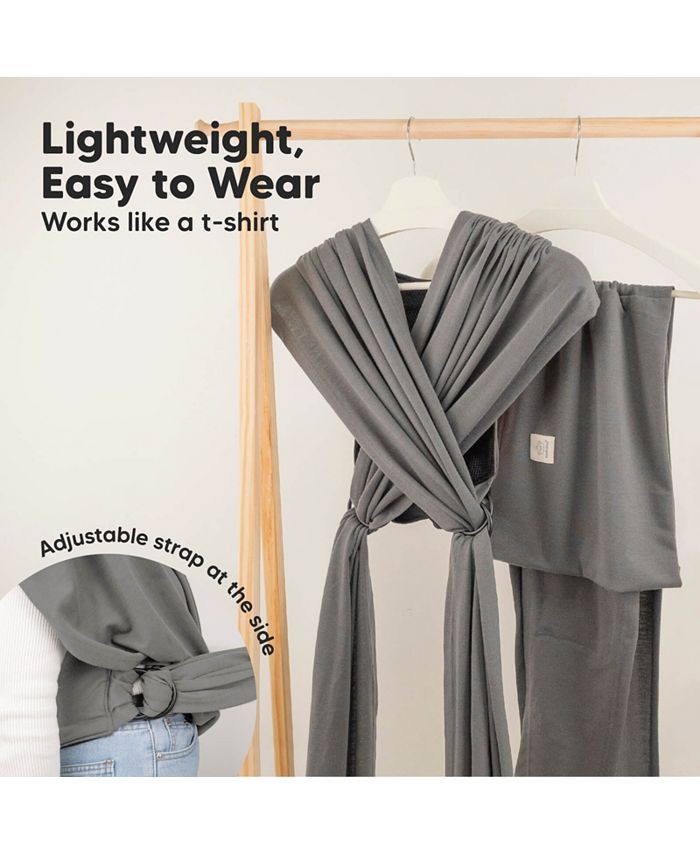 KeaBabies DLite Baby Wrap Carrier, Adjustable Baby Carrier, Baby Sling