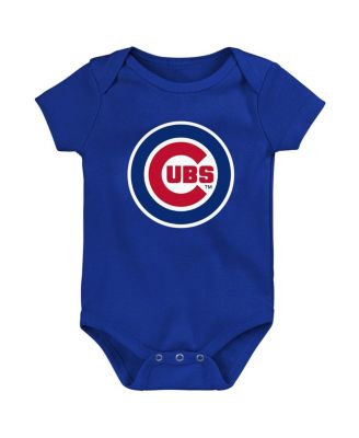 Newborn and Infant Boys and Girls Royal Chicago Cubs Primary Team Logo ...