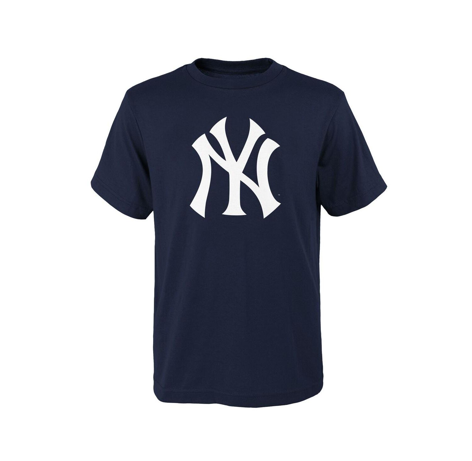 Big Boys and Girls Navy New York Yankees Logo Primary Team T-shirt