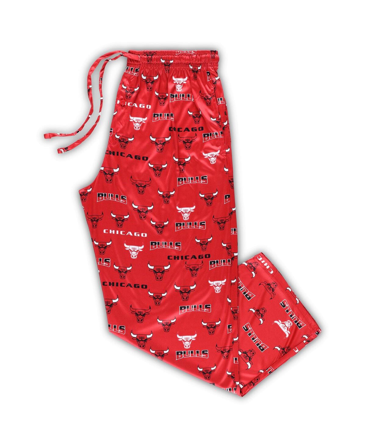 Shop Concepts Sport Men's  Red Chicago Bulls Big And Tall Breakthrough Sleep Pants