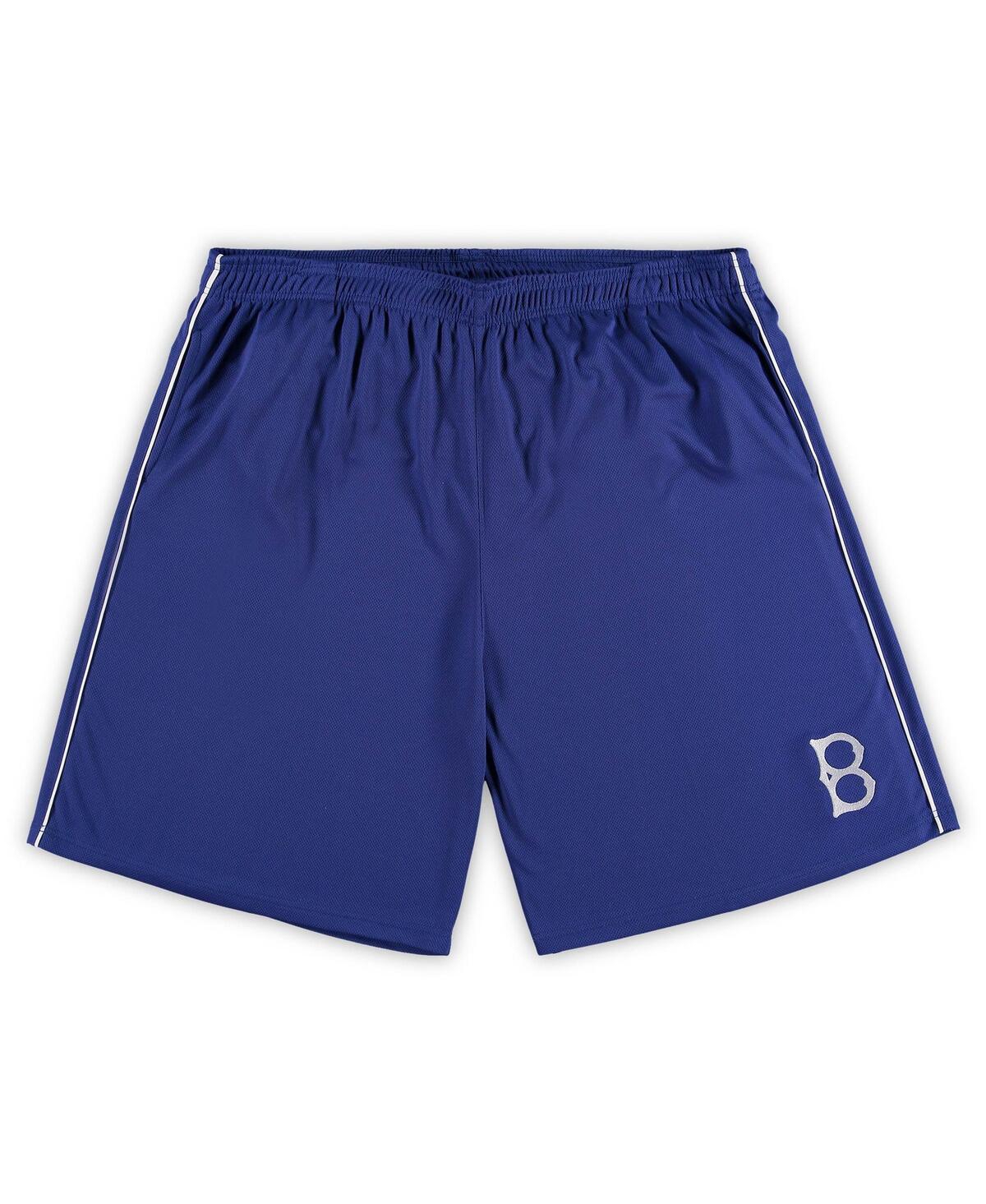 Shop Profile Men's Royal Brooklyn Dodgers Big And Tall Cooperstown Collection Mesh Shorts