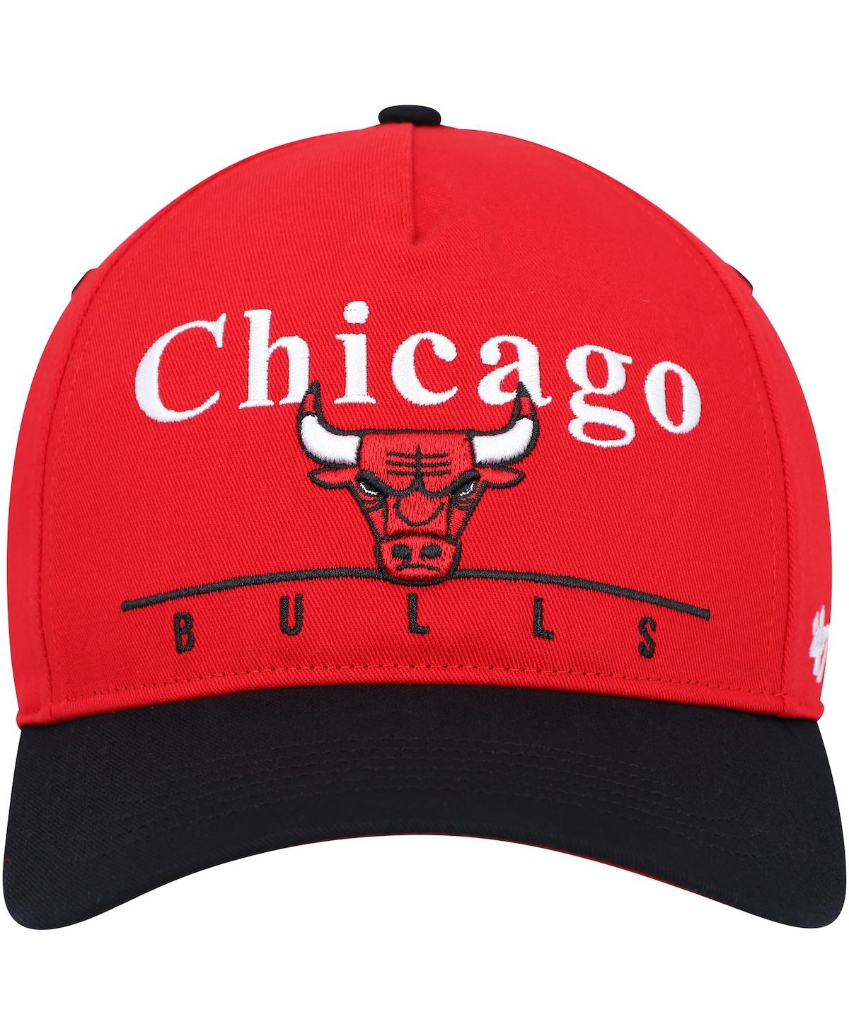Men's '47 Brand Black Chicago Bulls Super Hitch Adjustable Hat - Black