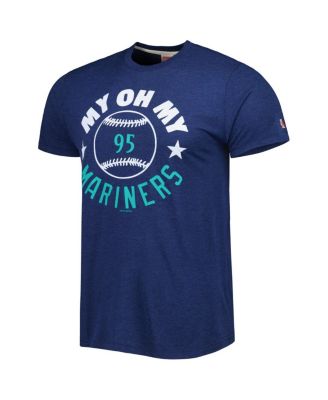 Men's Navy Seattle Mariners Hyper Local Tri-Blend T-shirt