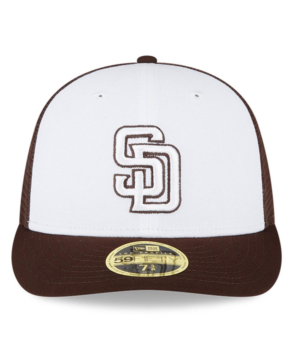 New Era Men's San Diego Padres Brown 59Fifty Low Crown Fitted Hat