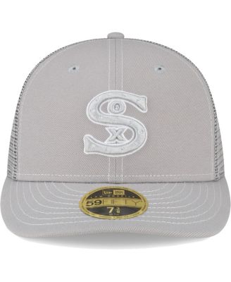 Men's Gray Chicago White Sox 2023 On-Field Batting Practice Low Profile 59FIFTY Fitted Hat