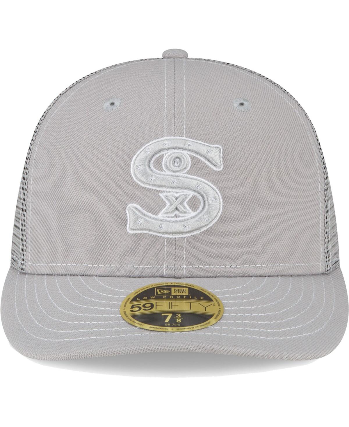 Shop New Era Men's  Gray Chicago White Sox 2023 On-field Batting Practice Low Profile 59fifty Fitted Hat