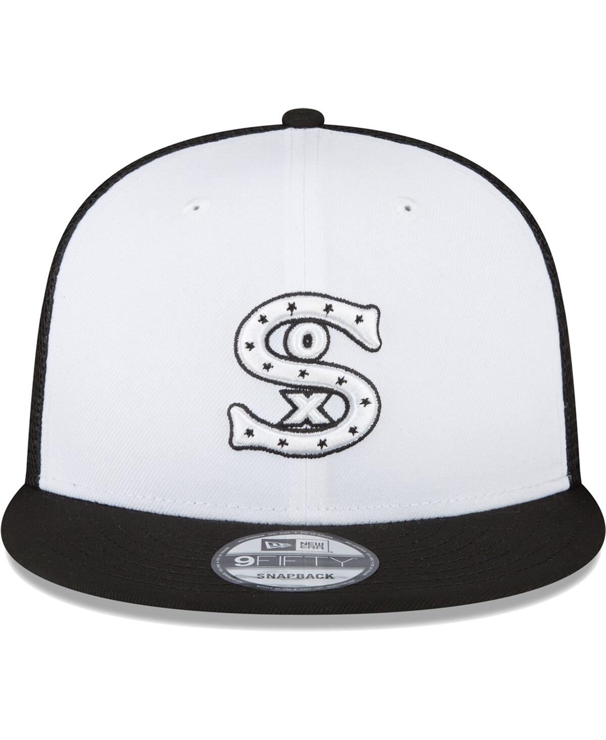 New Era Men's  Black And White Chicago White Sox 2023 On-field Batting Practice 9fifty Snapback Hat In Black,white