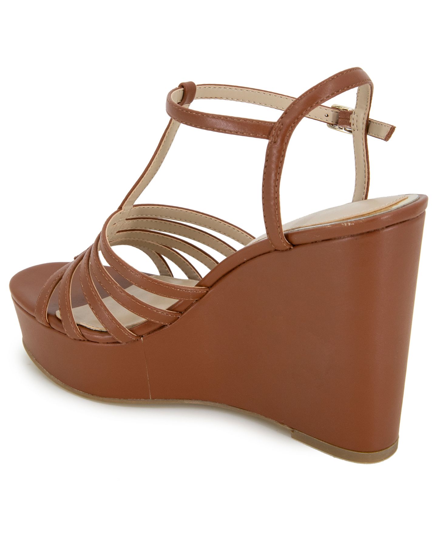 Женские сандалии Kenneth Cole New York Celia Platform Wedge, цвет: Коньячный — фото 6