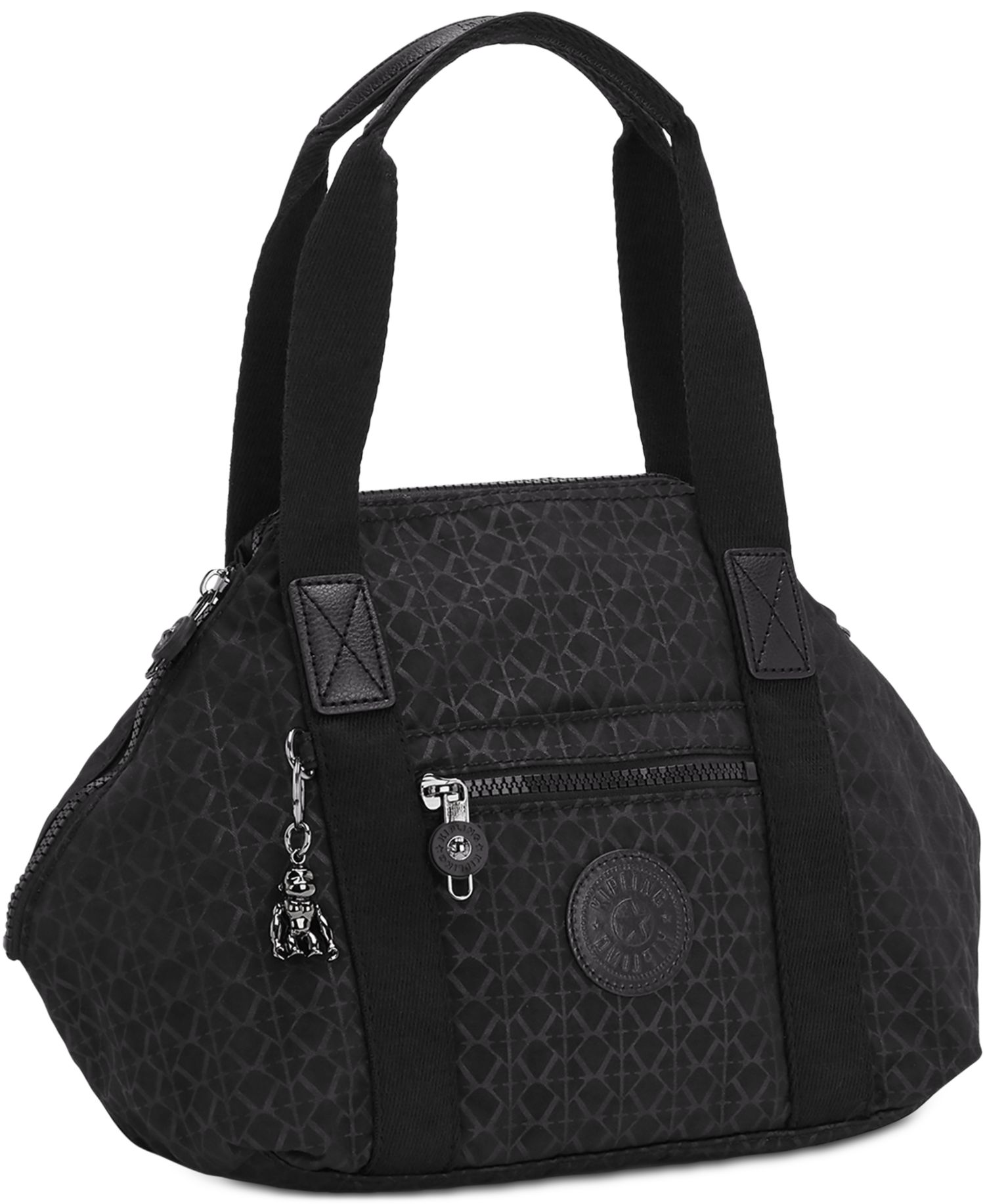 Art Mini Zippered Shoulder Bag