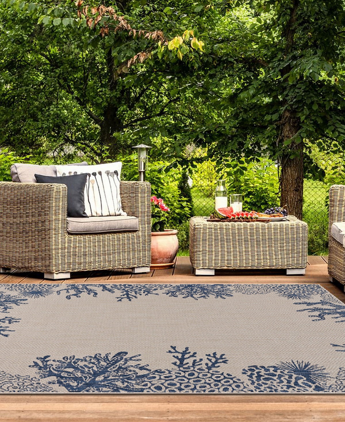 Lr Home Sean Seade-873 5'3" x 7' Outdoor Area Rug
