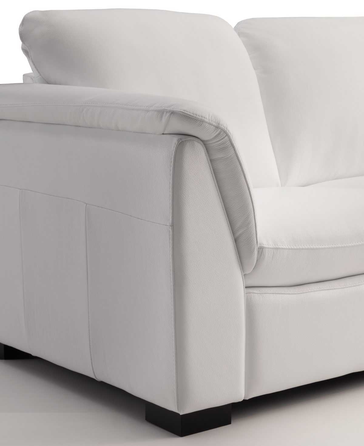 Closeout! Arond 3-Pc. Leather Sectional with Chaise, Created for Macy's