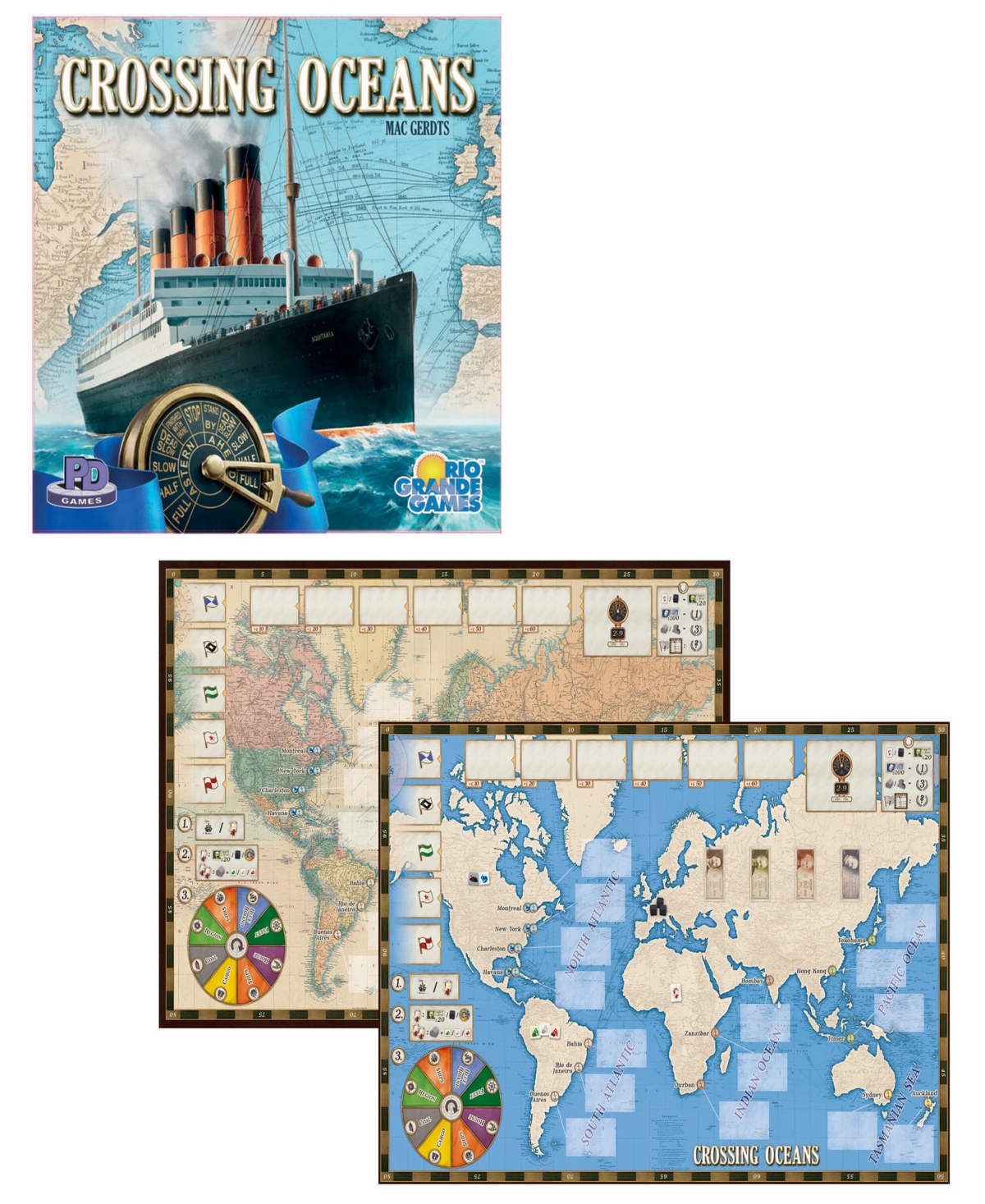 Shop Rio Grande Crossing Oceans Board Game In Multi