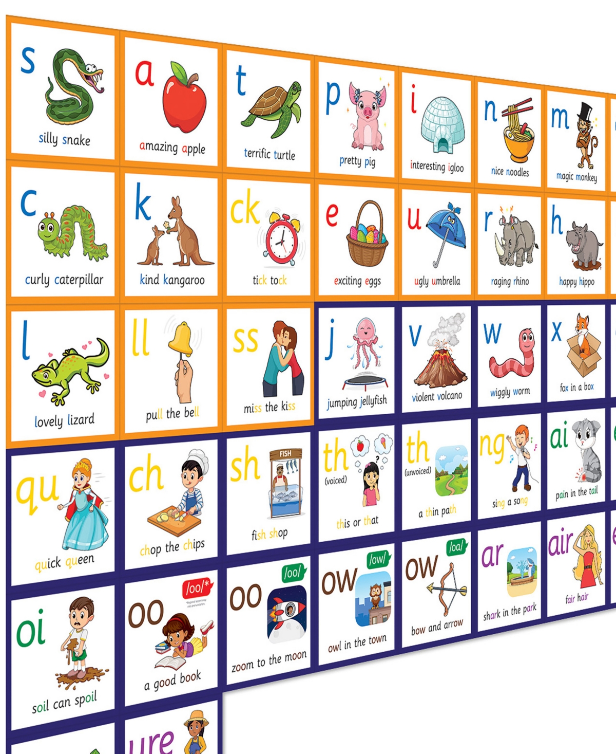 Junior Learning Letter Sound Frieze In Multi