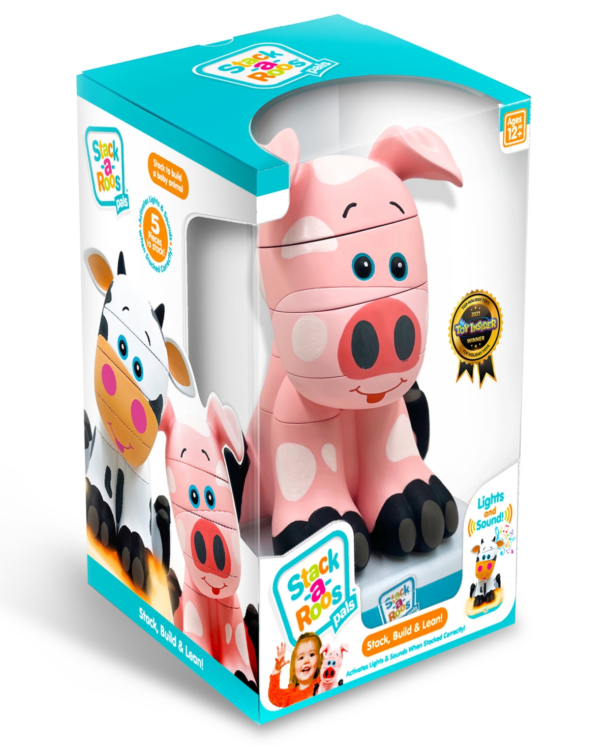Stack-a-roos Pals Baby Pig In Multi
