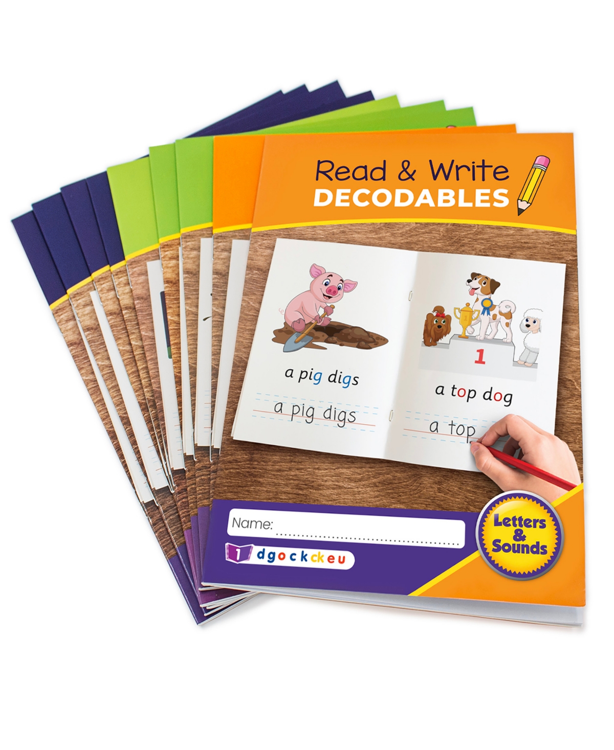 Shop Junior Learning Read Write Decodables Set A In Multi